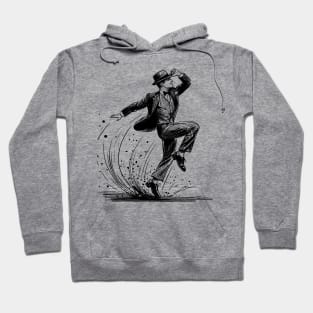 Tap dancer black sketch Hoodie